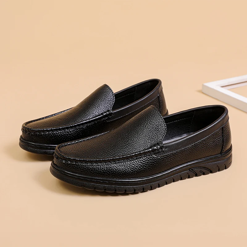 

Loafers Men Comfortable Casual Shoes Slip On Fashion Handmade Leather Loafers High Quality Moccasins Luxury Driving Shoes Men