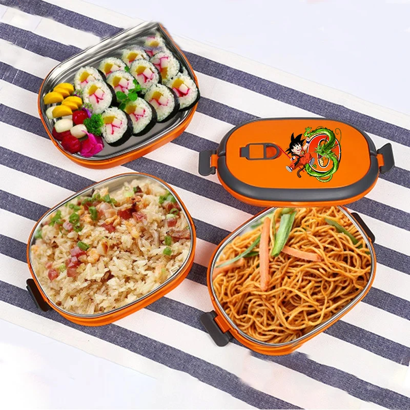 

Dragon Ball Insulation Lunch Box Cartoon Anime Bento Boxes Portable Large Capacity Leak Proof and Drop Proof Lunch Case Gifes