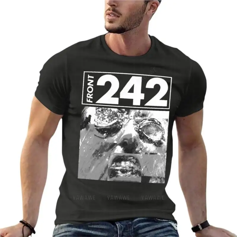 Front 242 Skinny Puppy Birthday Party Psychic Tv Oversize Tshirt Fashion Mens Clothes Short Sleeve Streetwear Big Size Top Tee