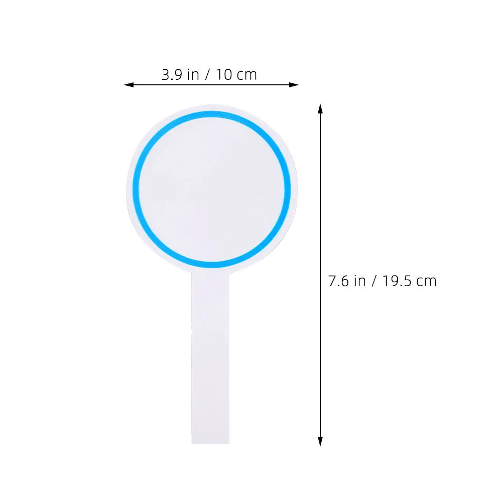 12Pcs Longlasting Scoreboards Blank Dry Erase Boards for Games Judges Voting Paddles Scoreboard Auctions Paddles