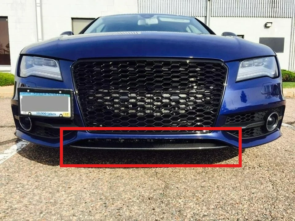 

High-Quality FORAudi A7 Sline S7 OE-Style Front Bumper Lower Lip Carbon Fiber 2012-2015