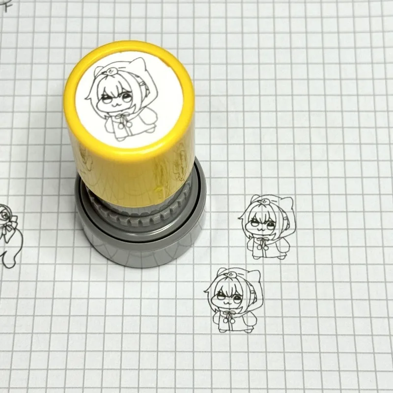 5 سنتيمتر NIKKE Doro Nikke شخصيات تعبيرات مضحكة حساس الضوء ختم Q نسخة لطيف أنيمي لعبة سلسلة هدية عيد ألعاب أطفال