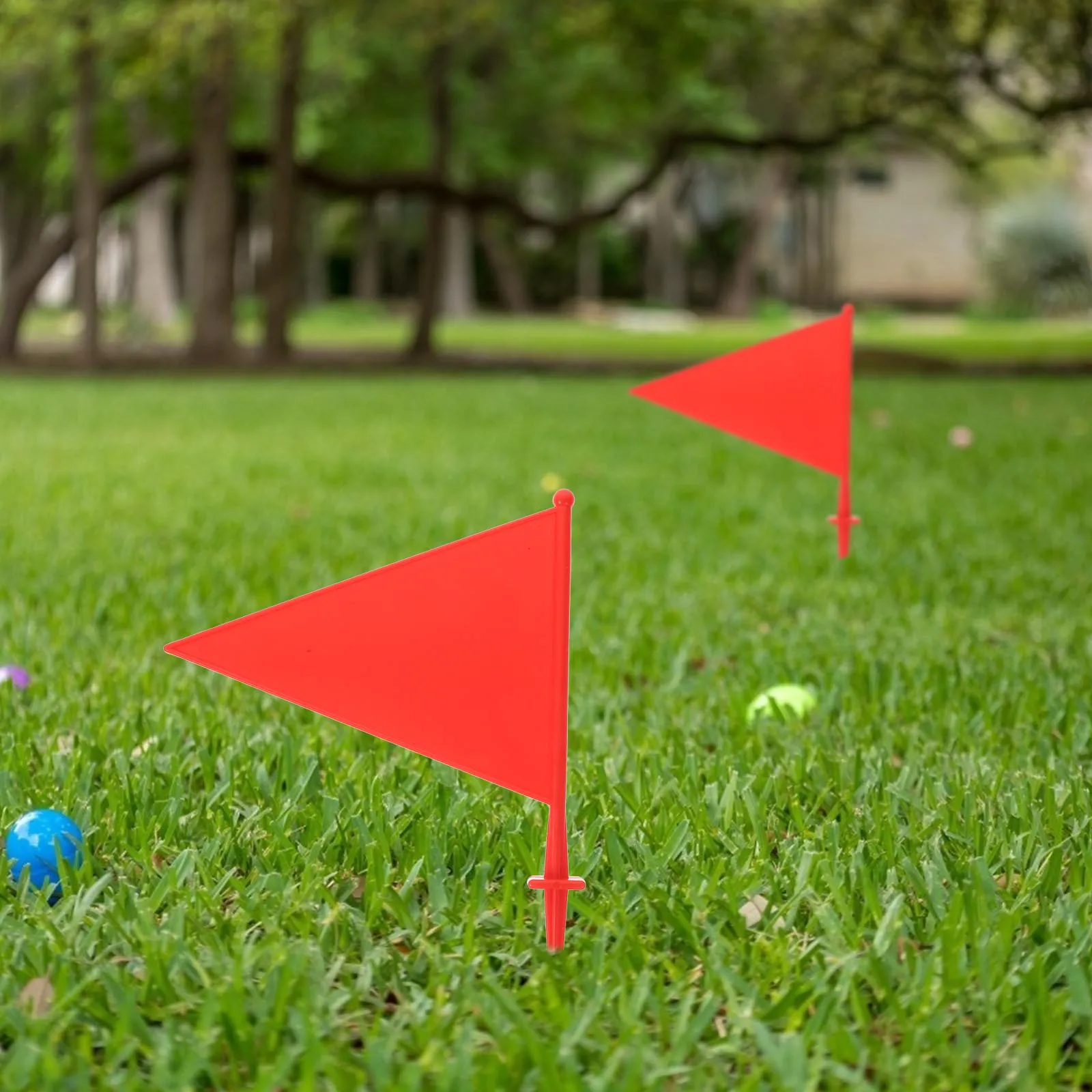 

6Pcs Sturdy Pole Marking Flags Ideal for Lawn Sprinklers Invisible Fences and Landscape Marking Sprinkler Flags