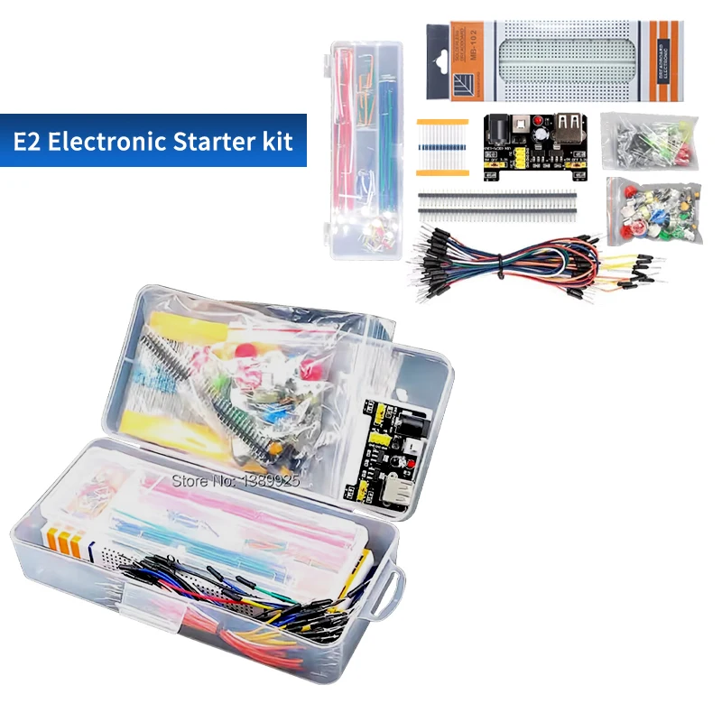 DIY Project Starter Kit For Arduino UNO R3 Kit Electronic DIY Kit Electronic Component Set With Tie-points Breadboard