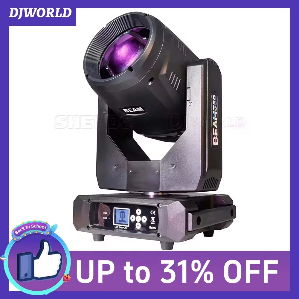 

350W New Buld Beam Moving Head 17R Lighting Satge Lights Multiple Colour DMX512 Control For DJ Disco Wedding Nightclub