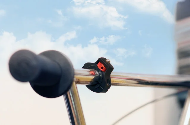Verstärkte Fahrradlenkerhalterung 1/4 Schraube Metall für GoPro 13 Insta360 X5 DJI OSMO 360 Pocket3 Action Kamera Motorradhalter – Detail 18