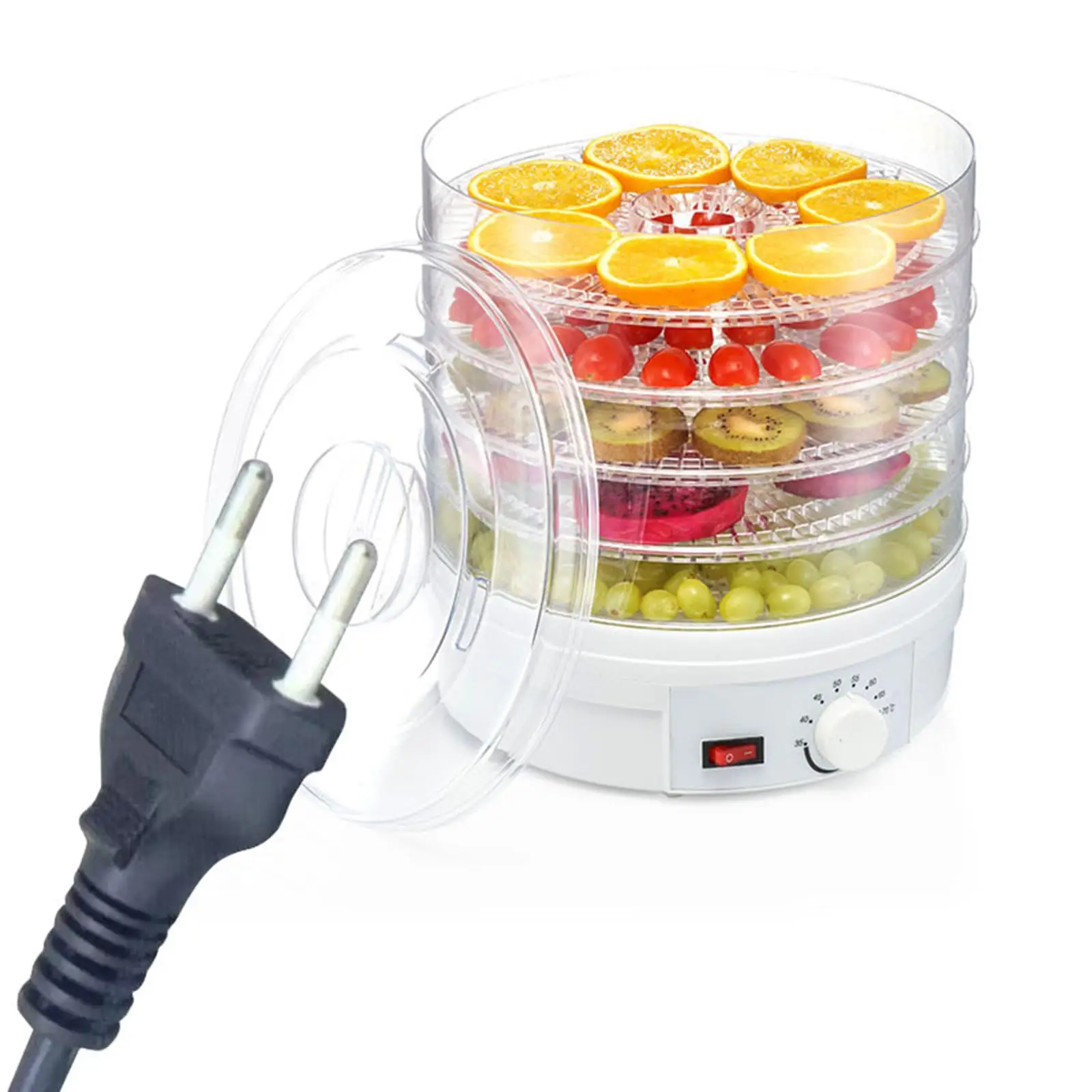 350W 220V Household 5-layer Food Dehydrator Dried Fruit Machine Fruit Vegetable Meat Food Dryer Snacks Air Dryer