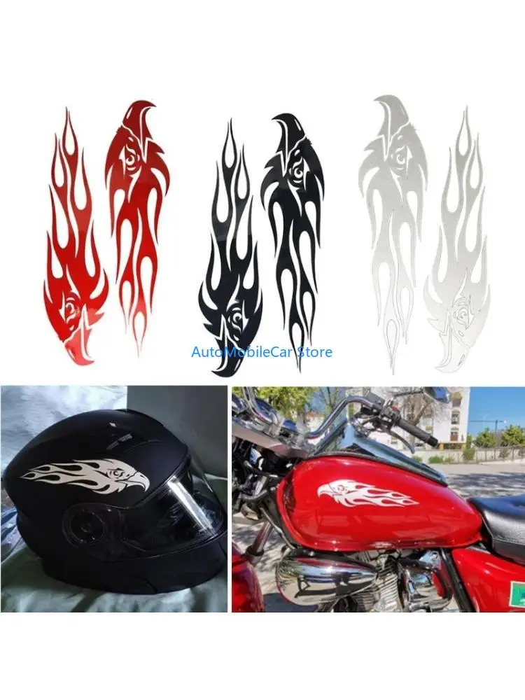 

G8TE Flame Sticker Cool Styling Universal подходит для мотоциклетного маркировки автомобиля, украшение DIY, предупреждение