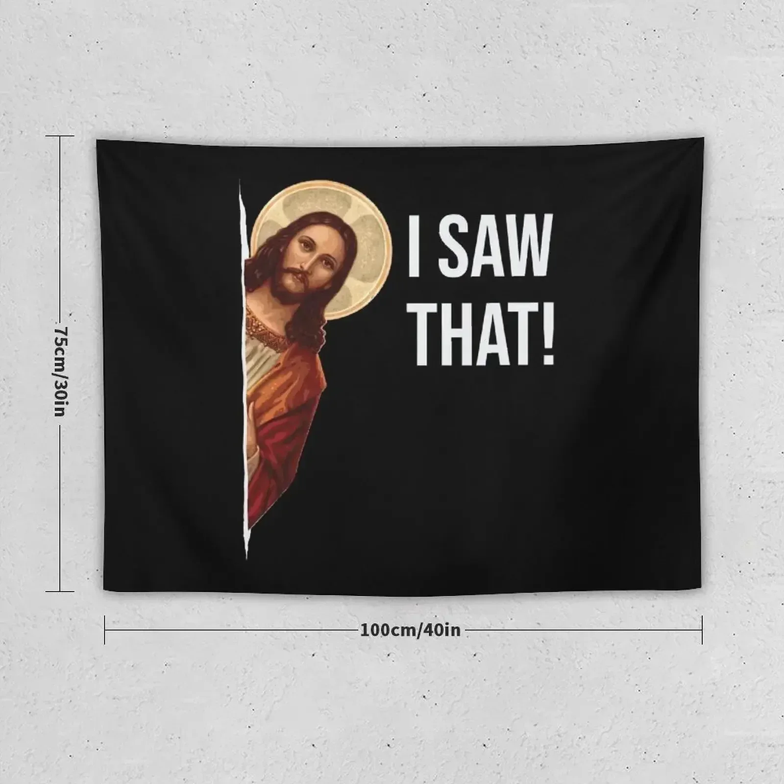 Jesus Meme I Saw That Tapestry Nordic Home Decor Home Decor Accessories Room Decorations Aesthetic Tapestry