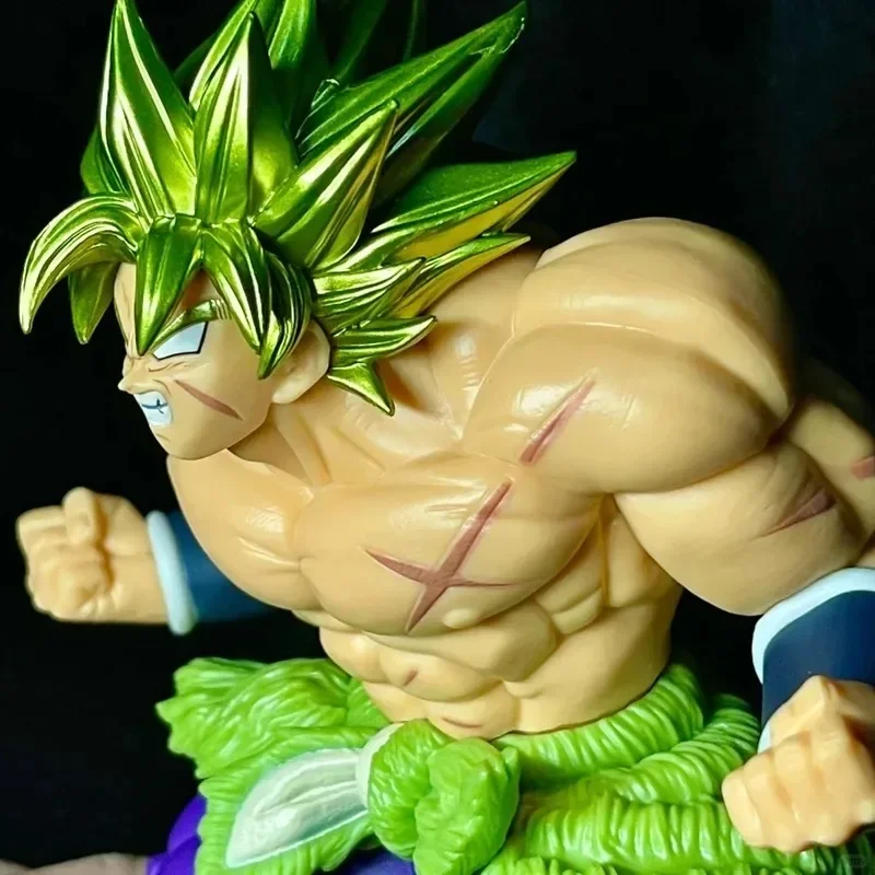 Em estoque genuíno bandai banpresto dragon ball z sangue de sayans specialxvii broly anime figura modelo pvc brinquedos coleção presente