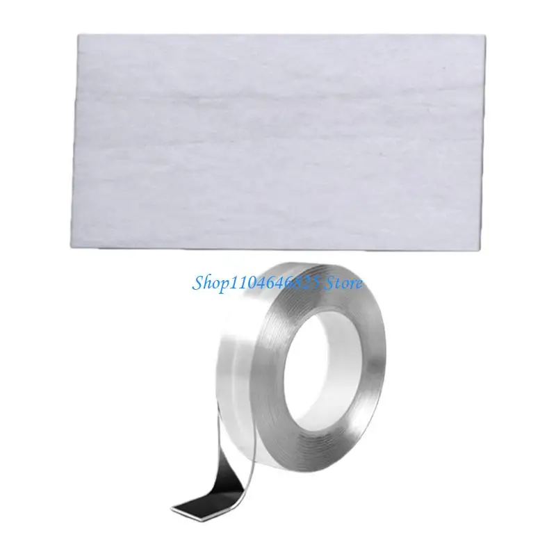 

Vent Filter And Tape Set With Electrostatic Cotton For Heating Intakes And AC Grilles Reduces Dust Covers 36 Standard Vent