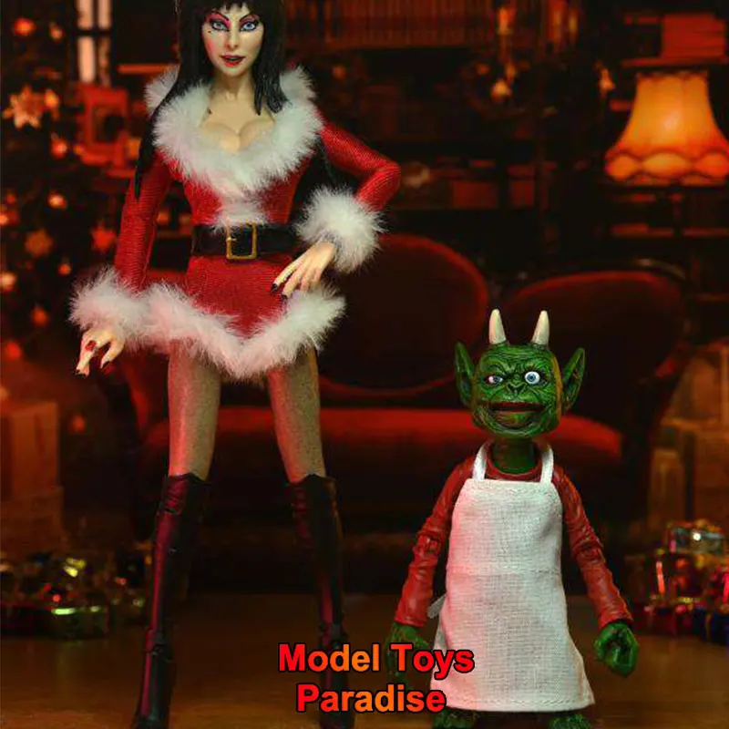 

1/12 Soldier Comedy Horror Movies Elvira Christmas Version Full Set 6inch Action Figure Collectible Toys Gifts