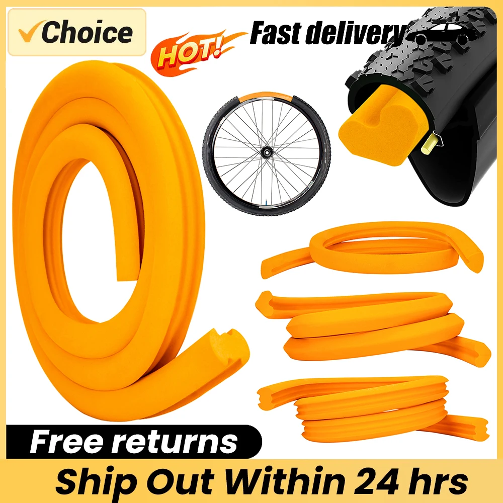 Bicycle Tubeless Tire Inserts Pad 700c 27.5 29 MTB Road Bike Tyre Air Insert Liner Foam 25c 28c 32c 26 1.9 2.2 2.3 2.5 Cycling