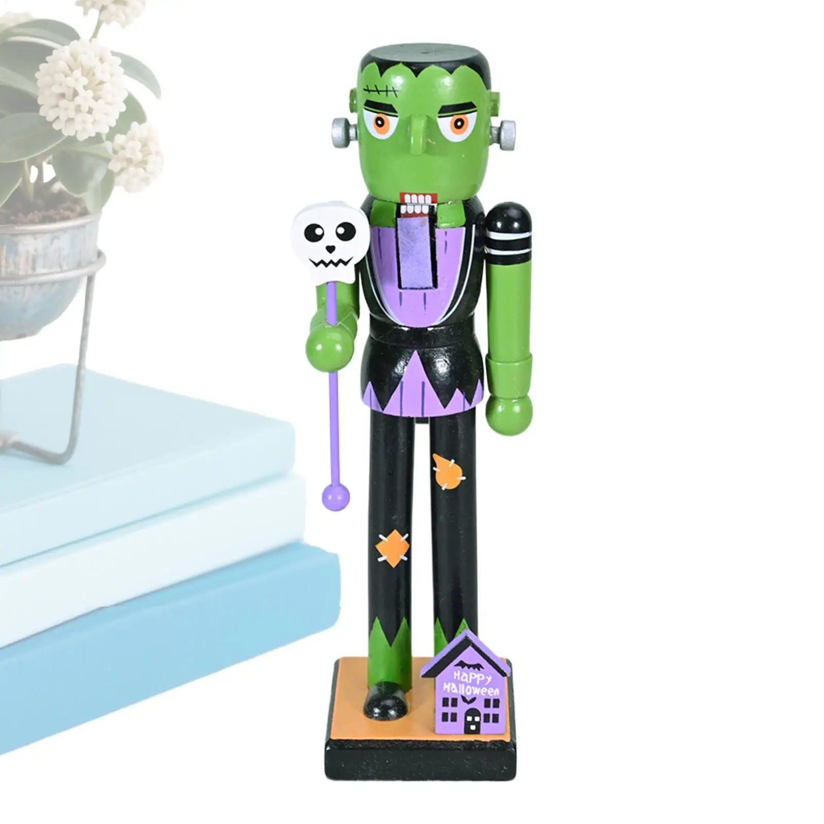Halloween Wooden Nutcracker Ho - Nutcracker Figurine ulasan dan harga