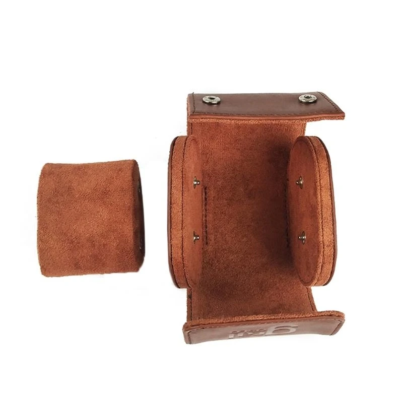 

Elegant PU Leather Watch Storage Box Travels Single Watch for Case Watch Gift Box for Christmas Anniversary Birthday