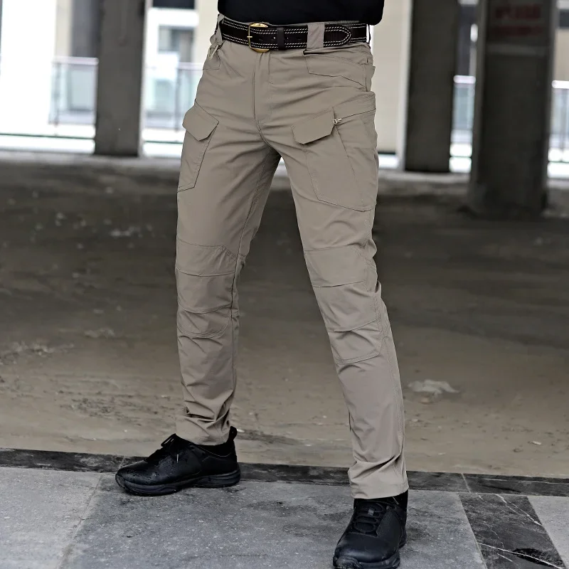 

Men's Summer Thin Stretch Tactical Special Forces Breathable Charge Pants Outdoor Quick Drying Durable X7/X9 Trousers