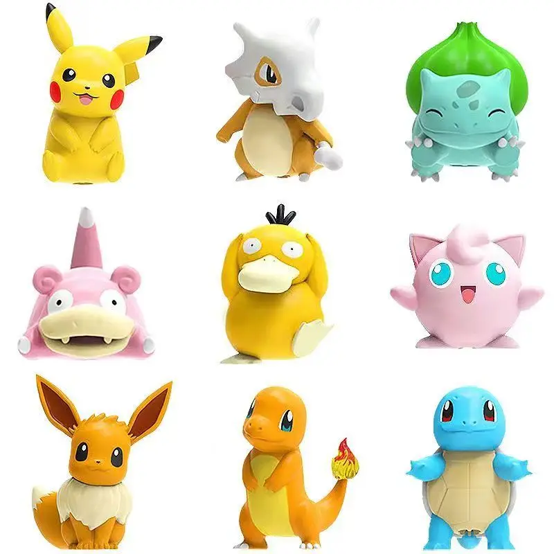 

New Pokemon Boxed Authentic Cartoon Seal Series Hand-made Decoration Model Doll Doll Home Decoration Children's Toy BirthdayGift