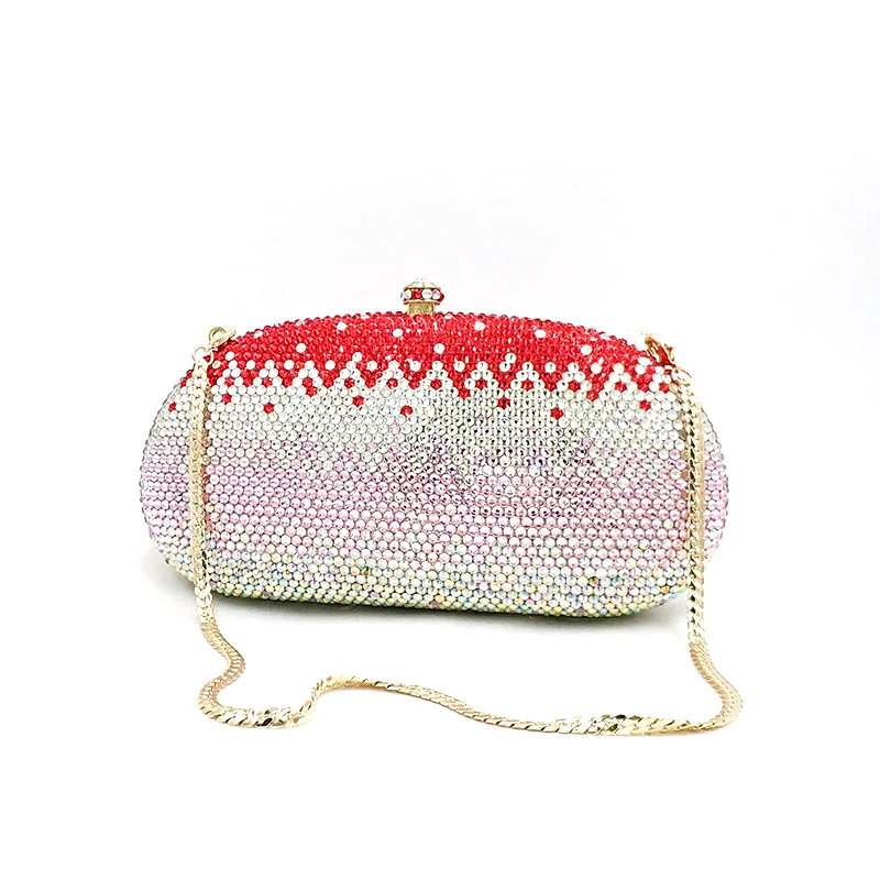 

New Rhinestone Evening Bag for Women Sparkling Crystal Clutch Party Prom Handbag
