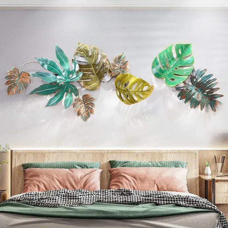 3D Wrought Iron Wall Hanging Decoration Living Room Dining Room Background Pendant Creative Metal Wall Art Decor