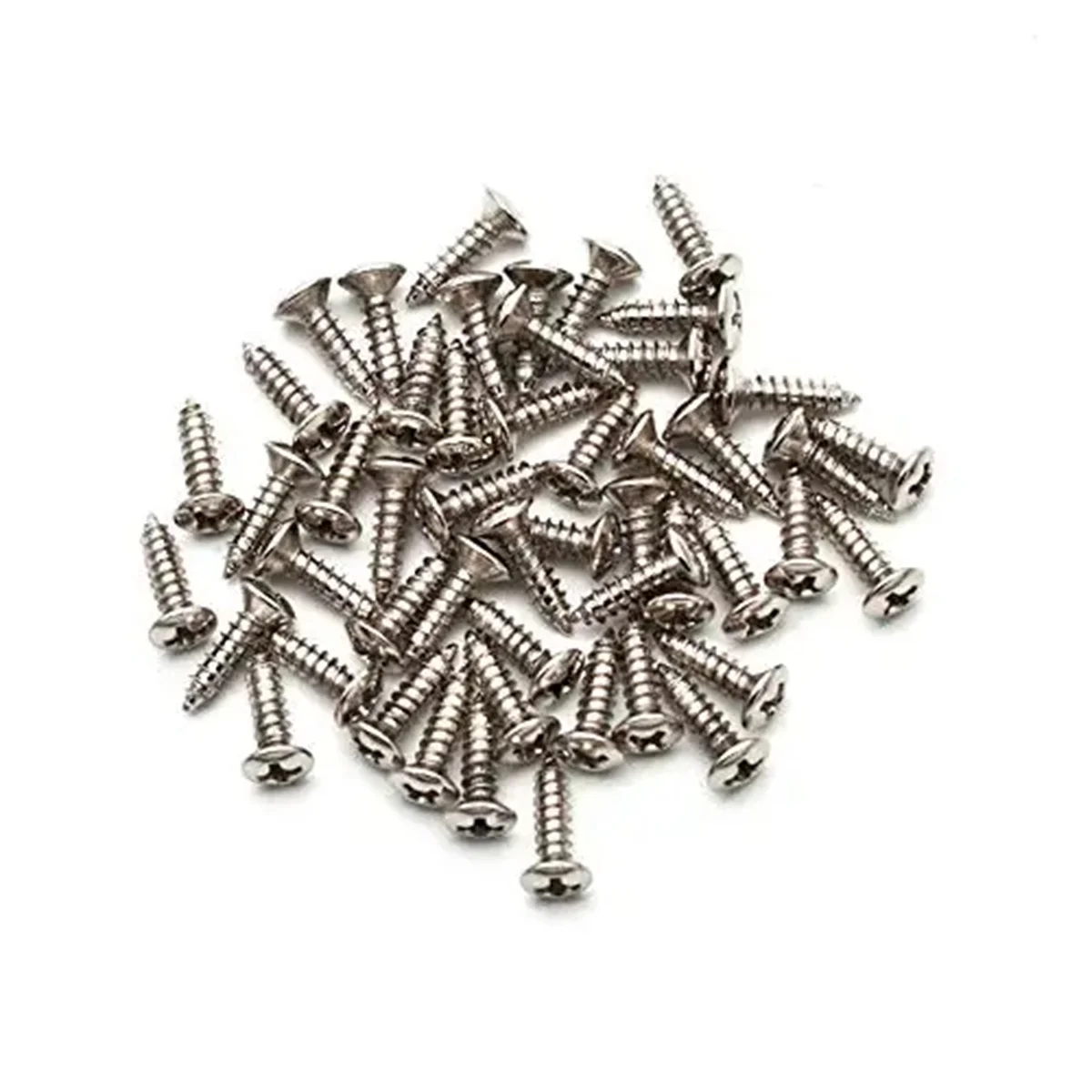 50pcs/set Electric guitar screws pickguard, 3x12mm Accessories for Backplate Assembly, for Electric Guitar Bass