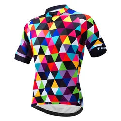 Fualrny New Cycling Jersey Men AERO Bicycle Jersey lightweight Mtb Seamless Process Bike Cycling Clothing Shirt Maillot Ciclismo