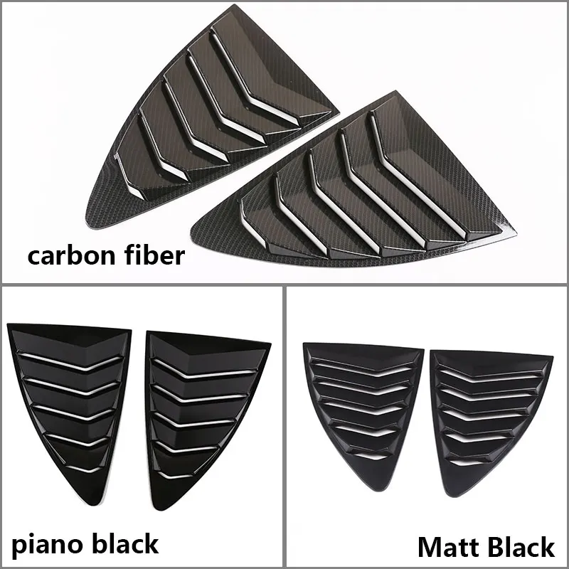 for Subaru BRZ ZC6 For Toyota 86 GT86 2012-2021 ABS Car Rear Window Louvers Spoiler Panel trim Stickers car accessories