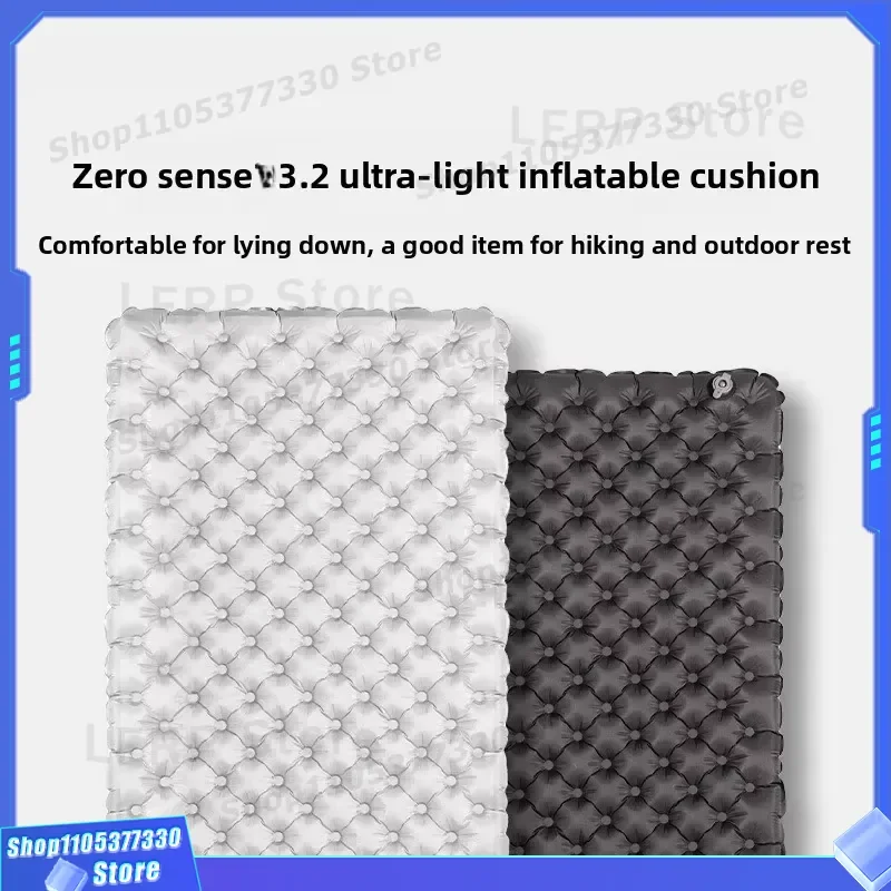 Ultralight 20D Nylon TPU Inflatable Sleeping Pad for Camping Hiking Backpacking Moisture Proof Air Cushion Mattress Outdoor