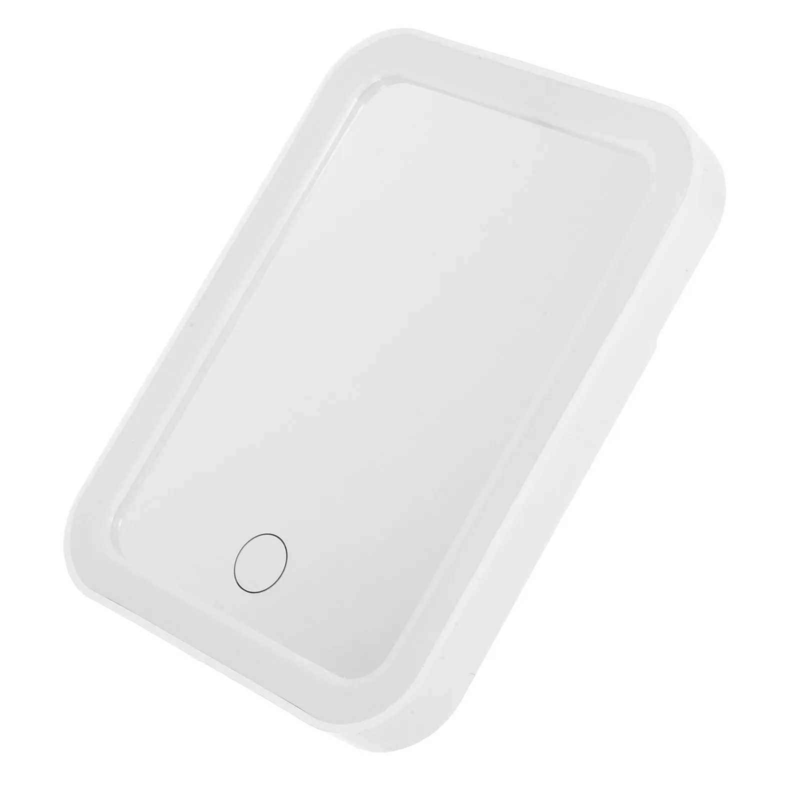 

LED Makeup Mirror with Light Gold-Plated Glass Desktop Vanity Table Mirror for Women Portable Compact Aesthetic Desk