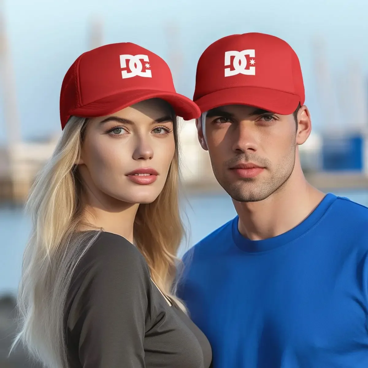 DC Shoe Co شبكة قبعات البيسبول Snapback الأزياء قبعات البيسبول تنفس عارضة Casquette في الهواء الطلق للجنسين #6