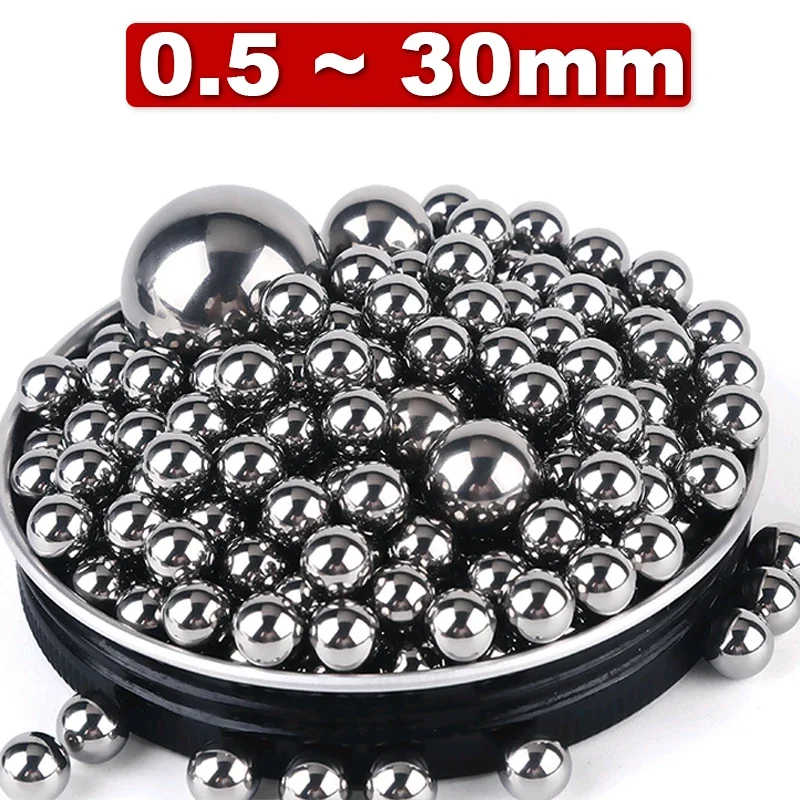 Kulki ze stali nierdzewnej 304, precyzyjne łożyska kulkowe, gładkie, pełne kulki, amunicja do procy 440C/316, średnica 0,5 mm 1 mm~30 mm
