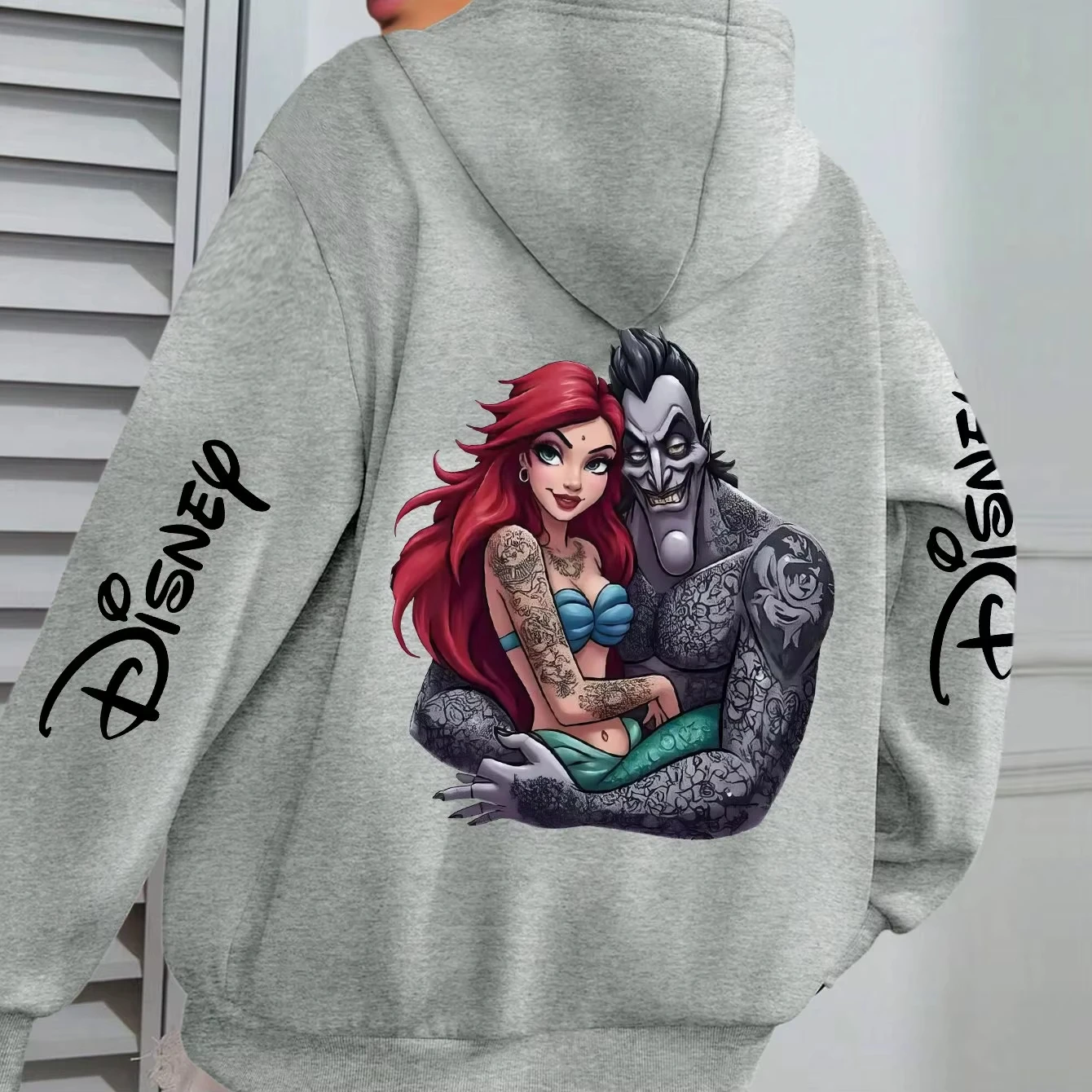 Disney Element Maglione con cappuccio Modello Stampa Sport Comodo Carino Casual Vita quotidiana