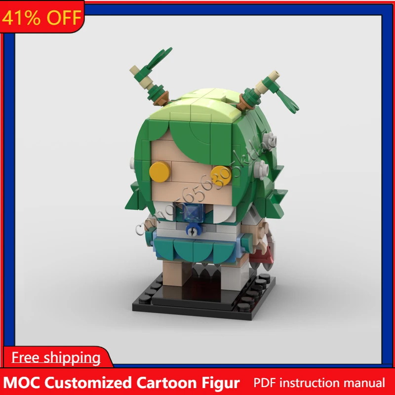 208Pcs MOC Movie Characters Collect Series Ceres Fauna Brickheadzes Model DIY Puzzle Birthday Cartoon Anim Figures Toys Gifts