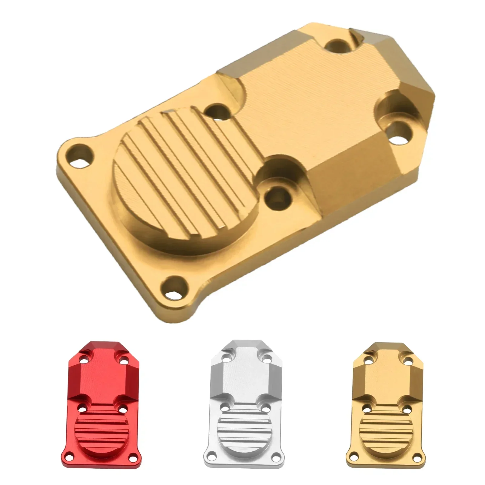 Contrapeso de latón, cubierta diferencial de peso de equilibrio, carcasa para 1/24 Axial SCX24 90081, unidad de Portal de eje, piezas de mejora de coche RC