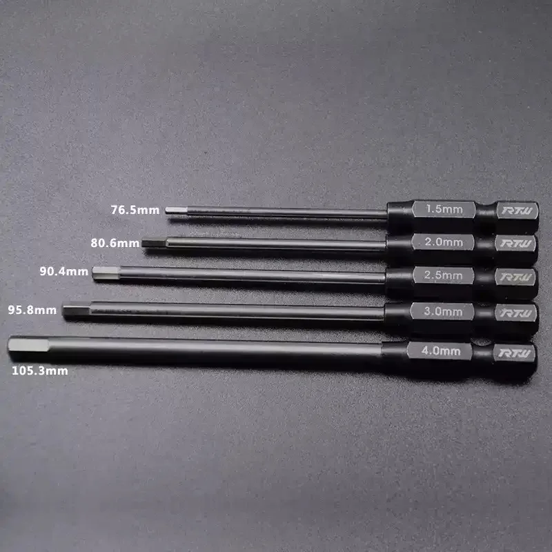 Metric  Imperial Hex Ball End Socket Power Driver Bits Replacement Part for RTW RC Model Tools