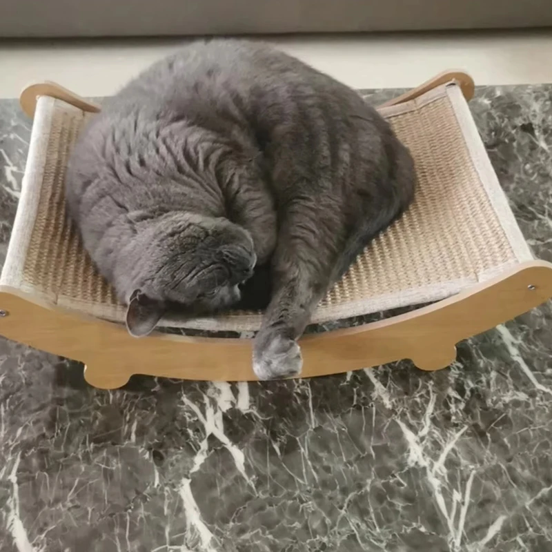 Cat Lounge Chair Extra Large Pet Cat Nest Sisal Bed That Does Not Shed Crumbs Four-season Cat Scratching Board Cat Nest Pet Sofa