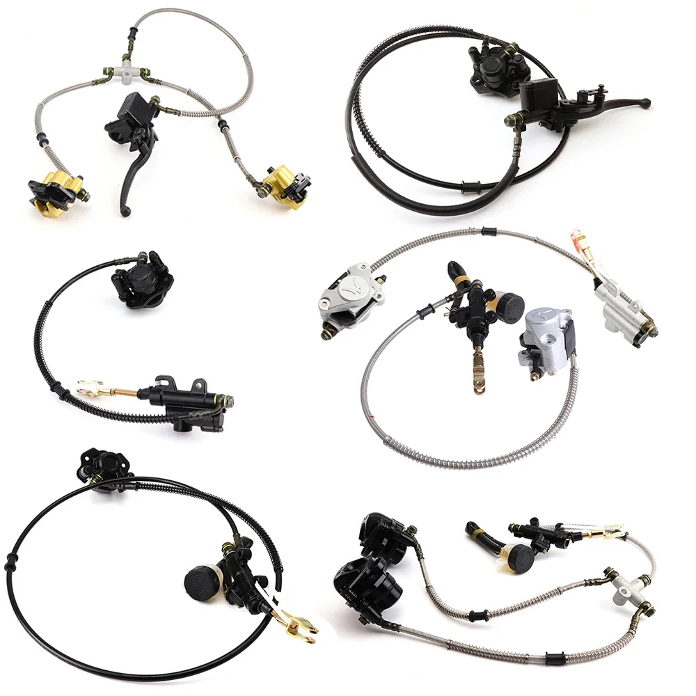 

Hydraulic Disc Brake Master Cylinder Caliper Assembly For Chinese 50cc-250cc Electric ATV Quad Go kart Golf Cart UTV Buggy Parts