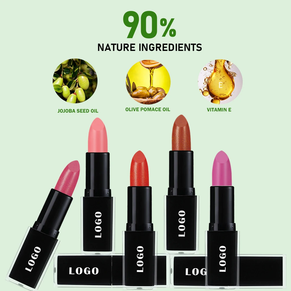 

Твердая губная помада под частной маркой, индивидуальный логотип, зеркало для губ Dudu, увлажняющее перламутровое водостойкое долговечное невыцветающее средство для макияжа губ