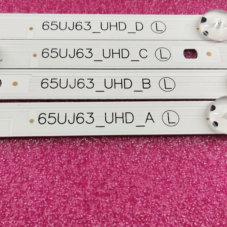 Kit De 12 Tiras De Retroiluminación Para TV LG 65UJ6300 Y 65UK6100 | Innotek 17Y, 65 Pulgadas