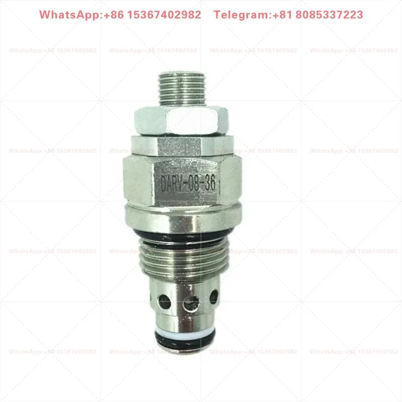 Hydraulic Threaded Cartridge Valve,  Direct Operated Relief Valve DARV08/10-20 RV08-36, Industrial Hydraulic Pressure Control