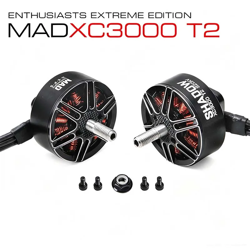 MAD Multi-Axis Multi-Rotor Quadcopter FPV Large-Scale Racing and Cross-Country Drone SHADOW XC3000 T2XC3000