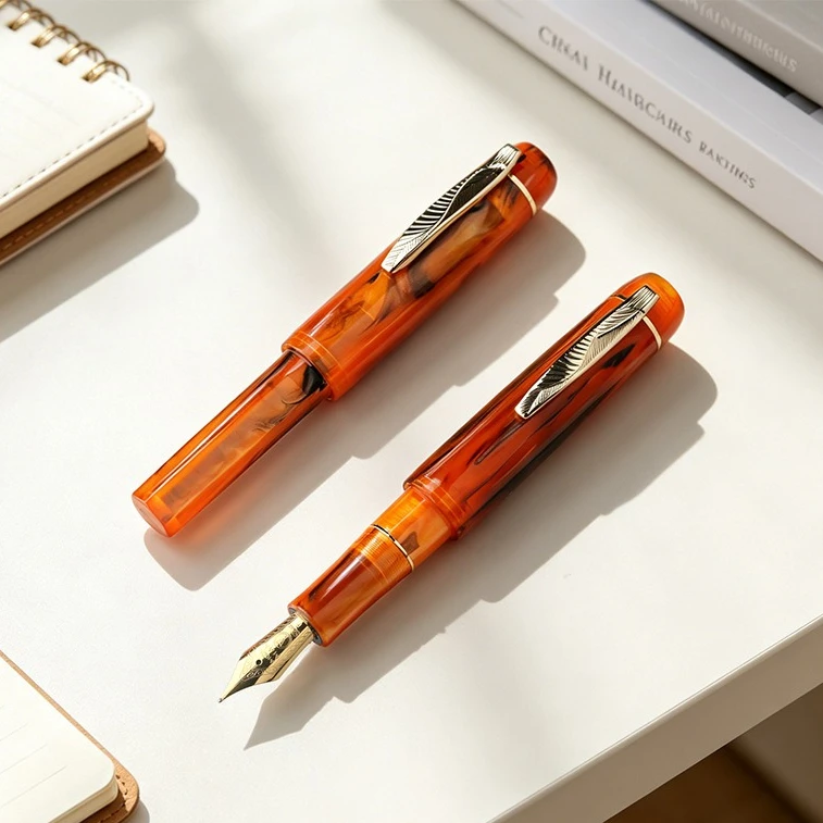 MAJOHN RS3 Mini Short Fountain Pen Support 2.6mm Cartridge Mini Ink Converter Iridium Nib Pocket Travel Handwriting Journal Pen