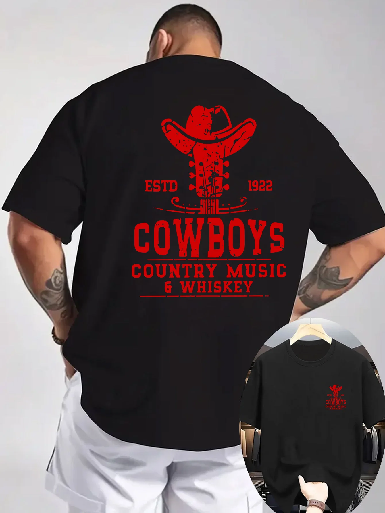 Summer New Men's Casual T-shirt with Ribbed Crew Neck and Short Sleeves, Made of Knitted Fabric for Refreshing Comfort. Features