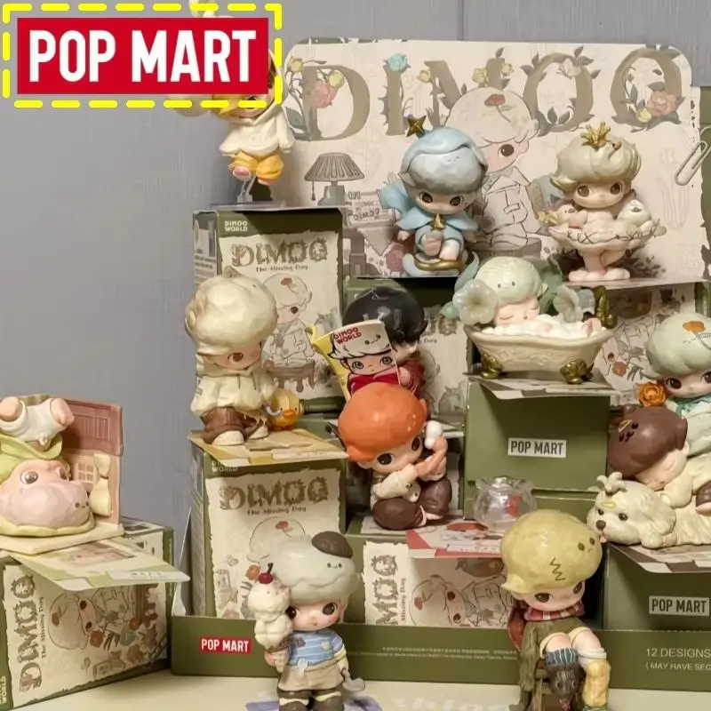 

Genuine Pop Mart Dimoo The Missing Day Blind Box Daily Trivial Themes Action Figure Collectible Desktop Ornament Christmas Gift