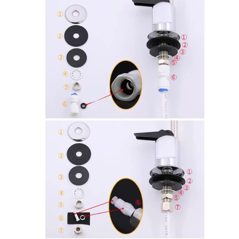 เครื่องกรองน้ำเครื่องกรองน้ำ Faucet สแตนเลสเครื่องกรองน้ำ Faucet Single Cold Tap M4YD