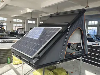 2025 Jednostřešní mini trojúhelníkový střešní stan pro auto, venkovní kempování, vodotěsná markýza, auto, terénní mobilní kempingové vybavení 10 nejlepší prodej Střešní stan Suzuki Jimny - №10