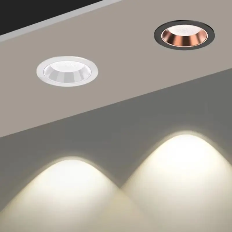 

Led Downlight Anti-glare Recessed Aluminium Ceiling Spot Light Dimmable 110V 220V Led Drive 7W9W12W15W20W Bedroom Kitchen Indoor