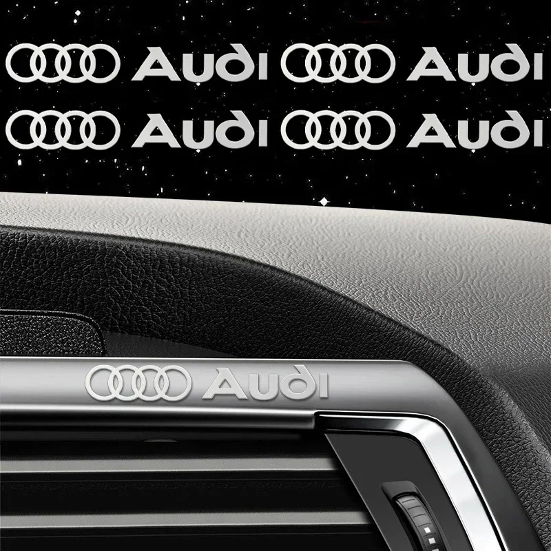 

Car Metal Sticker 3D Auto Badge Interior Dekoration Decals For Audi Sline TT A6 C6 C5 C7 A5 A4 B8 B6 B7 A3 8P A8 A2 A1 Q3 Q5 S4