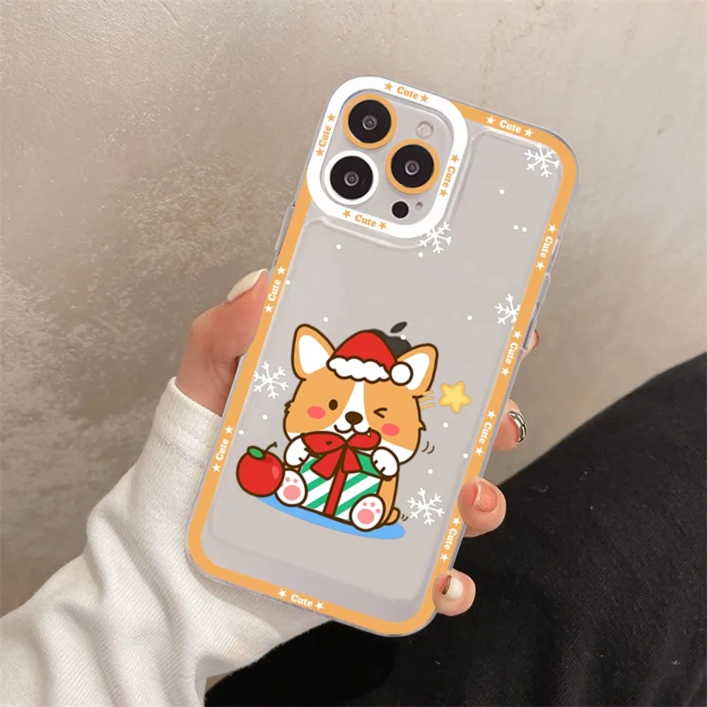 Cute corgi dog Phone Case For Redmi 7 8 9 A For Redmi Note 5 7 8 9 10 11 Pro Max 4G 5G Funfas