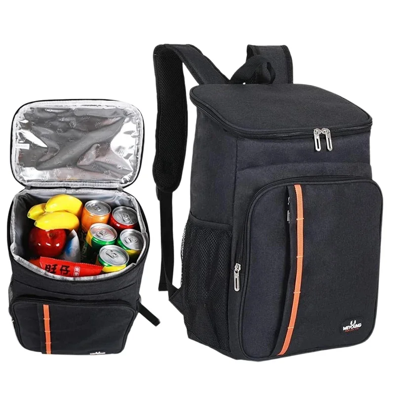 

20L Cooler Lightweight Shoulder Multifunctional Outdoor Picnic Fresh Lunch Bag Leakproof and Insulated