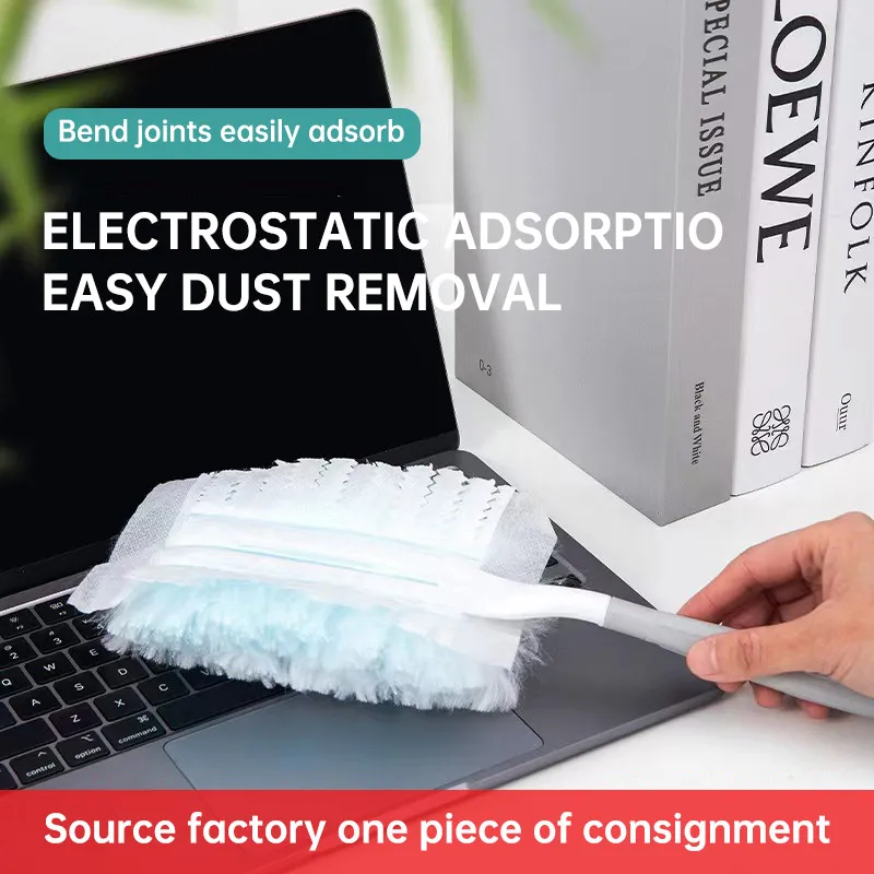 Disposable Electrostatic Dust Duster,Household Feather Duster Air-condition Car Furniture Cleaning Microfiber Dusting Brush